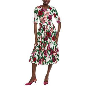 Samantha Sung Womens Melanie Shirtdress, White